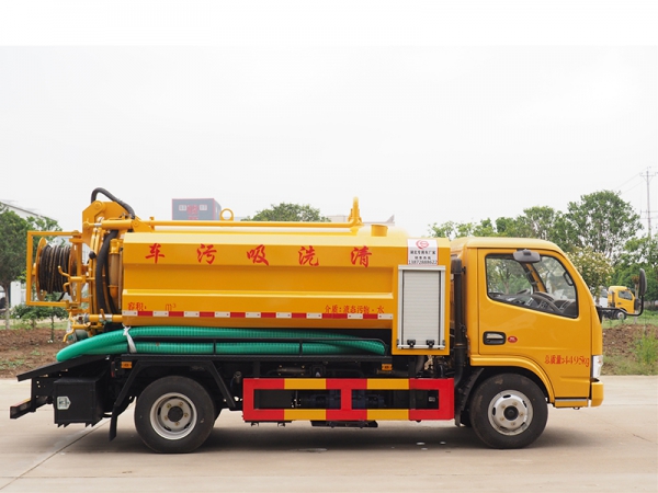 多利卡3308軸距藍牌 清洗吸污車